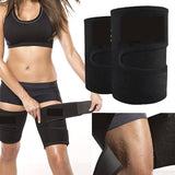 Sauna Sweat Thigh Trimmer Wraps Leg Trainers Slimmer