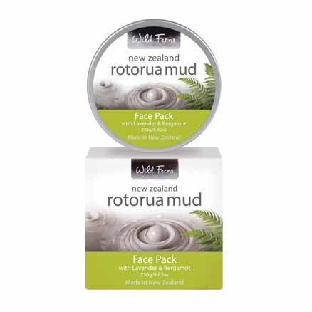 Parrs Wild Ferns Rotorua Mud Face Pack with Lavender & Bergamot 250g