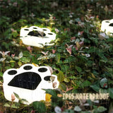 Paw Print Solar Outdoor Lights