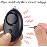 Personal Security Alarm Keychain with LED Light