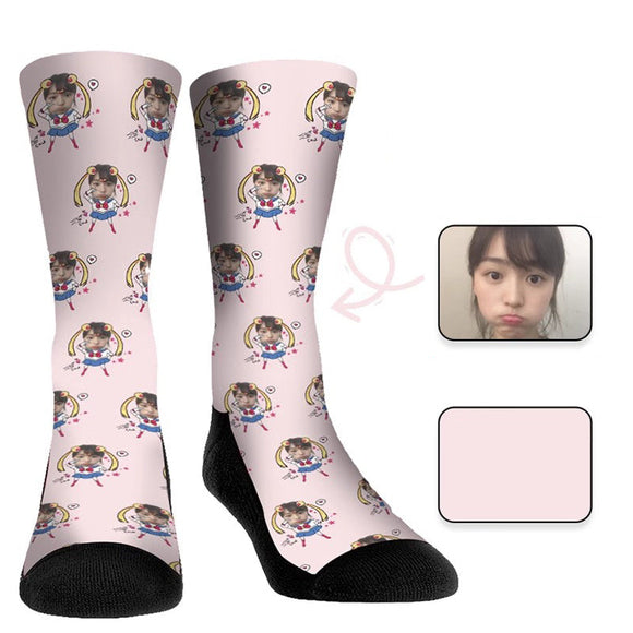 Personalised Customized DIY Socks For Women, Men, Girls, and Boys