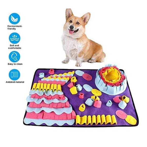Pet Bite Resistant Slow Food Toy Dog Sniff Pad Snuffle Mat Training Blanket