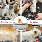 Pet Dog Shearing Haircut Bib Grooming Care Fur Hair Catcher