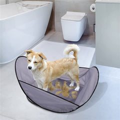 Pet Dog Shearing Haircut Bib Grooming Care Fur Hair Catcher