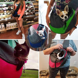 Pet Puppy Dog Carrier Travel Shoulder Bag Mesh Handbag Tote Pouch