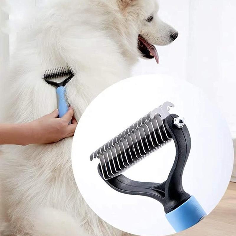 Pets Fur Dog Trimming Grooming Comb Brush