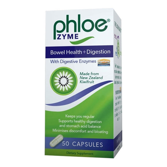 Phloe Zyme Bowel Health + Digestion 50 Capsules
