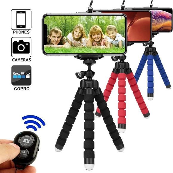 Phone Holder Tripode Monopod Selfie Remote Stick