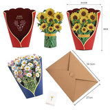 12inch Pop Up Flower Bouquet Greeting Card Gift