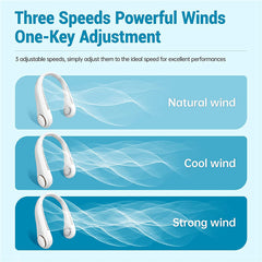 Portable Bladeless Rechargeable Hanging Cooling Neck Fan