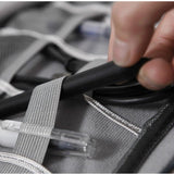 Portable Cable Power Battery Zipper Storage Organizer Cosmetic Bag