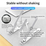 Portable Laptop Stand Adjustable Aluminum Notebook Holder Riser