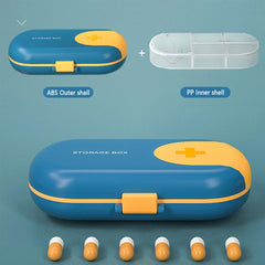 Portable Pill Box Storage Container Organizer