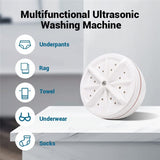Portable Ultrasonic Turbine Turbo Washing Machine Sonic Washer