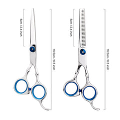Professional Home Hair Cutting Scissors Kit for Men and Women