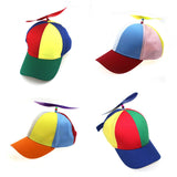 Child Kids Rainbow Detachable Adult Propeller Sports Baseball Dragonfly Caps