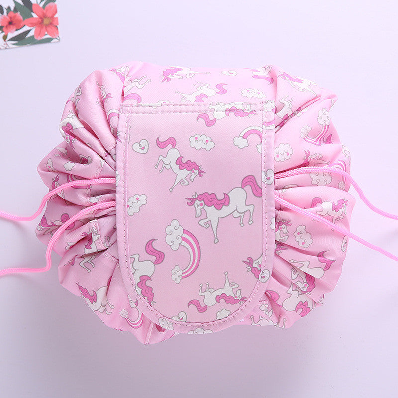 Portable Quick Drawstring Makeup Bag Travel Organizer