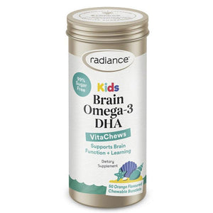 Radiance Kids Brain Omega-3 DHA 50 Chewable Tablets