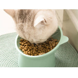 Pet Cat Dog Elevated Bowls PET Protects Cervical Vertebravels High Feeding Bowl