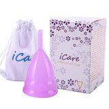 2 Packs Resuable Hygiene Menstrual Cups Medical Grade Silicone FDA Approved