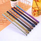 Reusable 304 Stainless Steel Bent Straight Drinking Straws