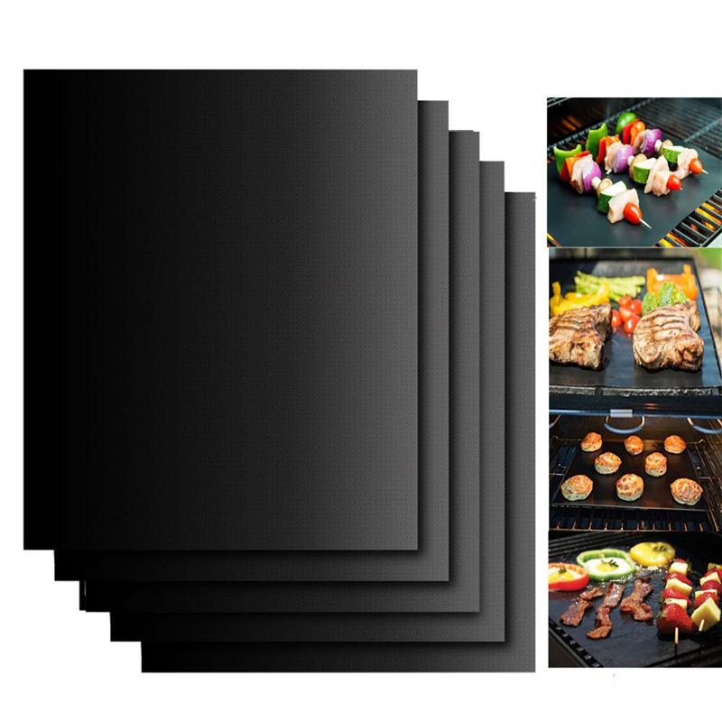 Reusable Non-stick BBQ Grill Mats Baking Mats 40x30cm