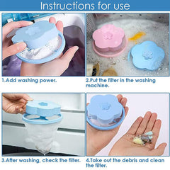 Reusable Pet Fur Remover Hair Filter Cleaning Mesh Bag