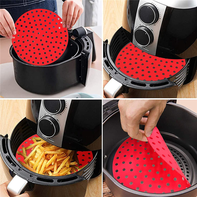 Non-Stick Silicone Air Fryer Basket Mats