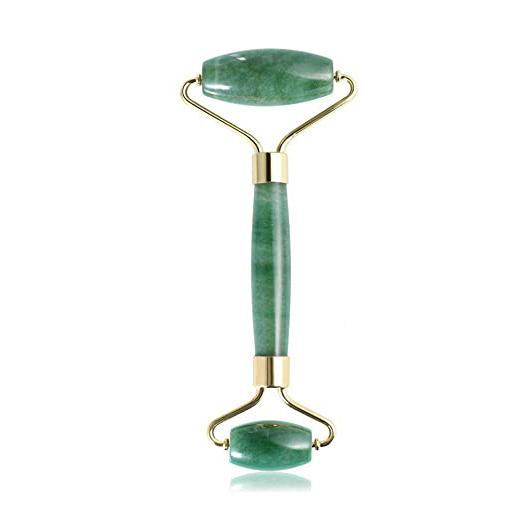 Rose Quartz Jade Roller Facial Massager and Gua Sha Scraping Tool