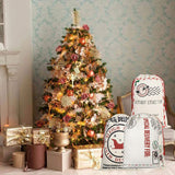 Christmas Santa Sacks Drawstring Stocking Gift Storage Bag