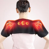 Self-heating Doule Shoulder Therapy Support Brace Pad