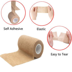 Mini Safety & Survival Self Adhesive Elastic Bandage Travel Medical Emergency Kit