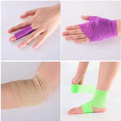 Mini Safety & Survival Self Adhesive Elastic Bandage Travel Medical Emergency Kit