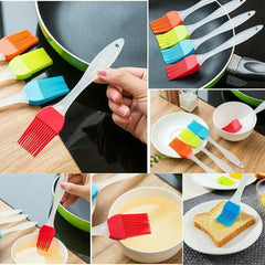 Set of 6 Kitchen Silicone Oil Basting Brush