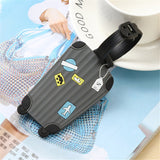 Cute Silicon Suitcase ID Address Holder Baggage Luggage Tags