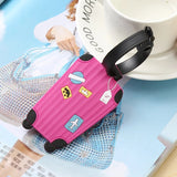 Cute Silicon Suitcase ID Address Holder Baggage Luggage Tags