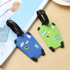 Cute Silicon Suitcase ID Address Holder Baggage Luggage Tags