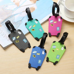 Cute Silicon Suitcase ID Address Holder Baggage Luggage Tags