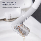 Silicone 360° Golf Head Toilet Cleaning Brush Tool Cleaner Scrubber