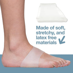 Silicone Gel Sleeves Pad Flat Feet Foot Arch Support