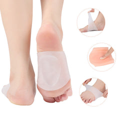 Silicone Gel Sleeves Pad Flat Feet Foot Arch Support