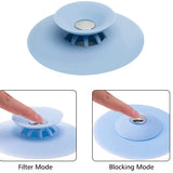 Silicone Bathroom Floor Drain Filter Protection Hair Trap Drain Cover