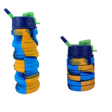 Silicone Collapsible Sports Water Travel Bottles 500ml