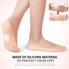 Silicone Gel Moisturizing Heel Socks Cracked Foot Skin Care Protector