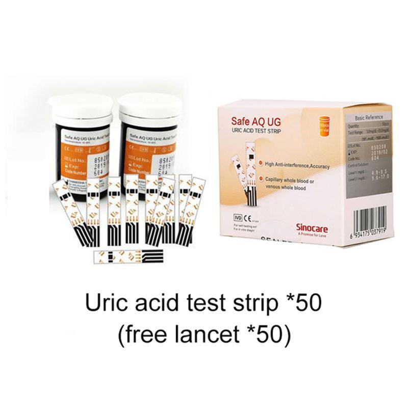 Sinocare Safe AQ UG Blood Glucose & Uric Acid 2 In 1 Monitor Meter