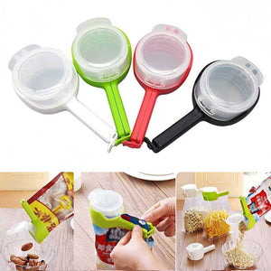 3pcs Snack Food Bag Sealing Clips with Pour Spouts