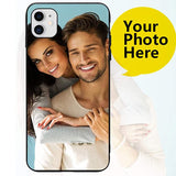 Soft Silicone Black Matting TPU Phone Case Customized Photo For iPhone Samsung