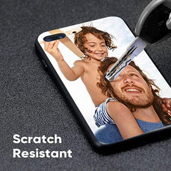 Soft Silicone Black Matting TPU Phone Case Customized Photo For iPhone Samsung