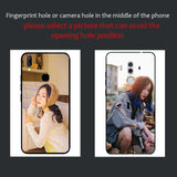 Soft Silicone Black Matting TPU Phone Case Customized Photo For iPhone Samsung
