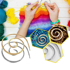 Household Circle Spiral Pin Cable Knitting Needle Handmade Tool